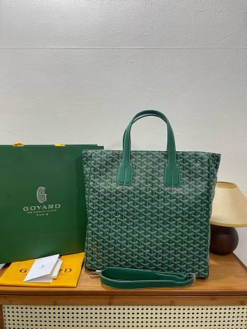 Goyard Voltaire Bag Green 38x13x7.5cm