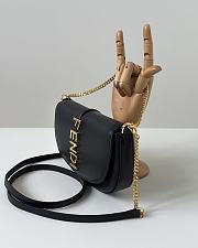 Fendi Fendigraphy Wallet on Chain Black 20.5x13x3.5cm - 5