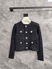 Balmain Tweed Black Cardigan - 1