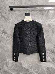 Balmain Tweed Black Cardigan - 2