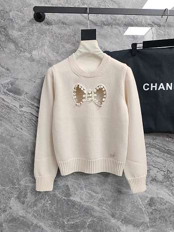 Chanel White Sweater