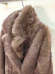 Gucci Fur Double-Breasted Coat - 4