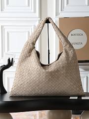 Bottega Veneta Large Hop Grey Suede - W54x23xD13cm - 1