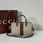 Gucci Ophidia Medium Boston brown bag 25x17x14cm - 4