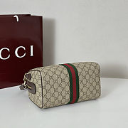 Gucci Ophidia Medium Boston brown bag 25x17x14cm - 2