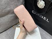 Chanel Flap Bag Pink Bell Lambskin Gold 20cm - 2