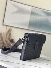 Louis Vuitton S-Lock Briefcase Black 39x30x8cm - 3