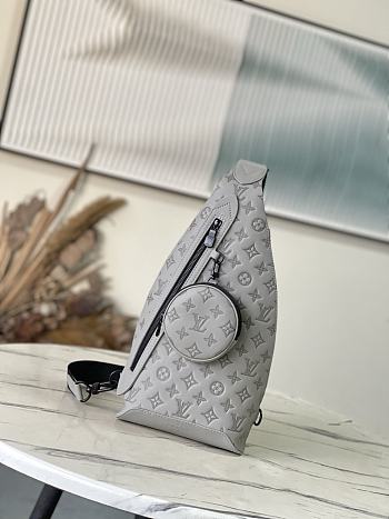 Louis Vuitton Duo Slingbag Monogram Shadow Grey 42x20x6cm