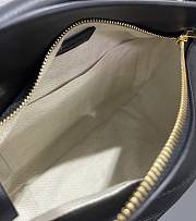 Loewe Puzzle Small leather and suede Black tote bag 24x10.5x16cm - 4