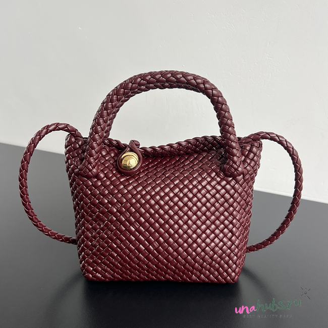 Bottega Veneta Tosca Burgundy Shoulder Bag 20x15.5x7cm - 1