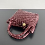 Bottega Veneta Tosca Burgundy Shoulder Bag 20x15.5x7cm - 5