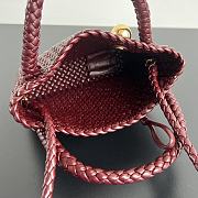 Bottega Veneta Tosca Burgundy Shoulder Bag 20x15.5x7cm - 2