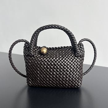 Bottega Veneta Tosca Brown Shoulder Bag 20x15.5x7cm