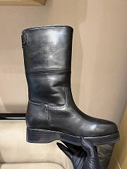 Loro Piana Lupo Boot Black Calfskin - 4
