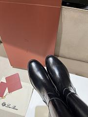 Loro Piana Lupo Boot Black Calfskin - 2