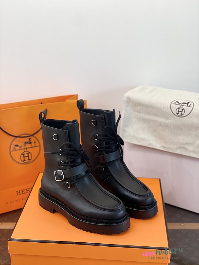 Hermes Land ankle black boot  - 1
