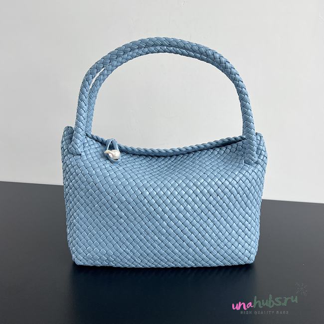 Bottega Veneta Tosca Blue intreccio Bag 27x18x8cm - 1