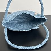 Bottega Veneta Tosca Blue intreccio Bag 27x18x8cm - 5