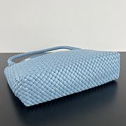 Bottega Veneta Tosca Blue intreccio Bag 27x18x8cm - 4