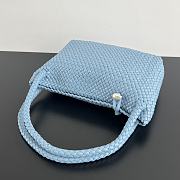 Bottega Veneta Tosca Blue intreccio Bag 27x18x8cm - 2