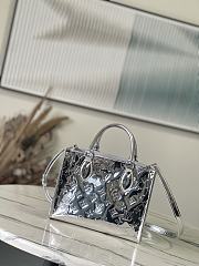 Louis Vuitton Onthego PM Silver 25x11.5x19cm - 1