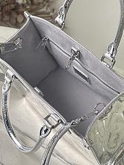 Louis Vuitton Onthego PM Silver 25x11.5x19cm - 5