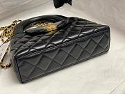 Chanel Kelly Bag in black gold - 19X13X7cm - 5