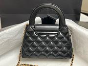 Chanel Kelly Bag in black gold - 19X13X7cm - 3