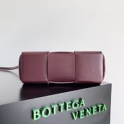 Bottega Veneta Small Candy Arco Wine Tote Bag 25x16x8cm - 5