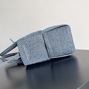 Bottega Veneta Small Candy Arco Denim Tote Bag 25x16x8cm - 5