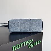 Bottega Veneta Small Candy Arco Denim Tote Bag 25x16x8cm - 4