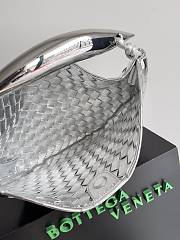 Bottega Veneta Sardine Silver Bag 36x24x3cm - 5