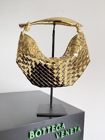 Bottega Veneta Sardine Gold Bag 36x24x3cm