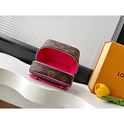 Louis Vuitton Nano Nice Toiletry Bag Pink 14x10.2x8.5cm - 5
