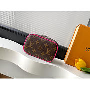 Louis Vuitton Nano Nice Toiletry Bag Pink 14x10.2x8.5cm - 4