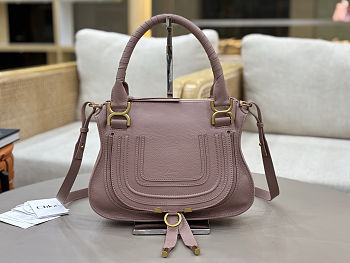 Chloe Small Marcie bag leather Pink 30x23x9cm