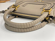 Chloe Small Marcie bag leather Grey 30x23x9cm - 5