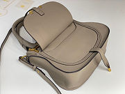Chloe Small Marcie bag leather Grey 30x23x9cm - 4
