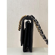Chanel 19 Wallet on Chain Woc Black Lambskin 19cm - 3