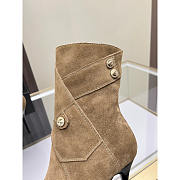 Versace Suede Ankle Boots In Brown - 2