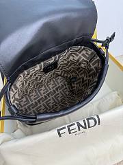 Fendi Backpack Black leather backpack 26x12x23cm  - 2