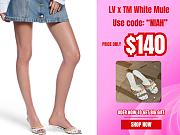 Louis Vuitton x TM White Mule - 1