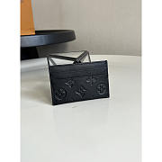 Louis Vuitton Porte-Cartes Black Monogram 11x7x1.5cm - 1
