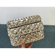 Valentino Small Garavani Rockstud Gold Spike Bag 20x12x6cm - 1