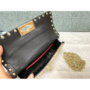 Valentino Small Garavani Rockstud Gold Spike Bag 20x12x6cm - 5