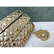 Valentino Small Garavani Rockstud Gold Spike Bag 20x12x6cm - 2