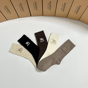 Burberry Logo-Embellished Knitted Socks Assortment