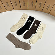 Burberry Logo-Embellished Knitted Socks Assortment - 2