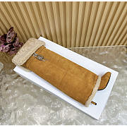 Givenchy Shark Lock Stiletto Boots In Suede and Shearling Azel - 3