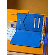 Louis Vuitton Passport Cover Monogram Blue 11x5x1cm - 2